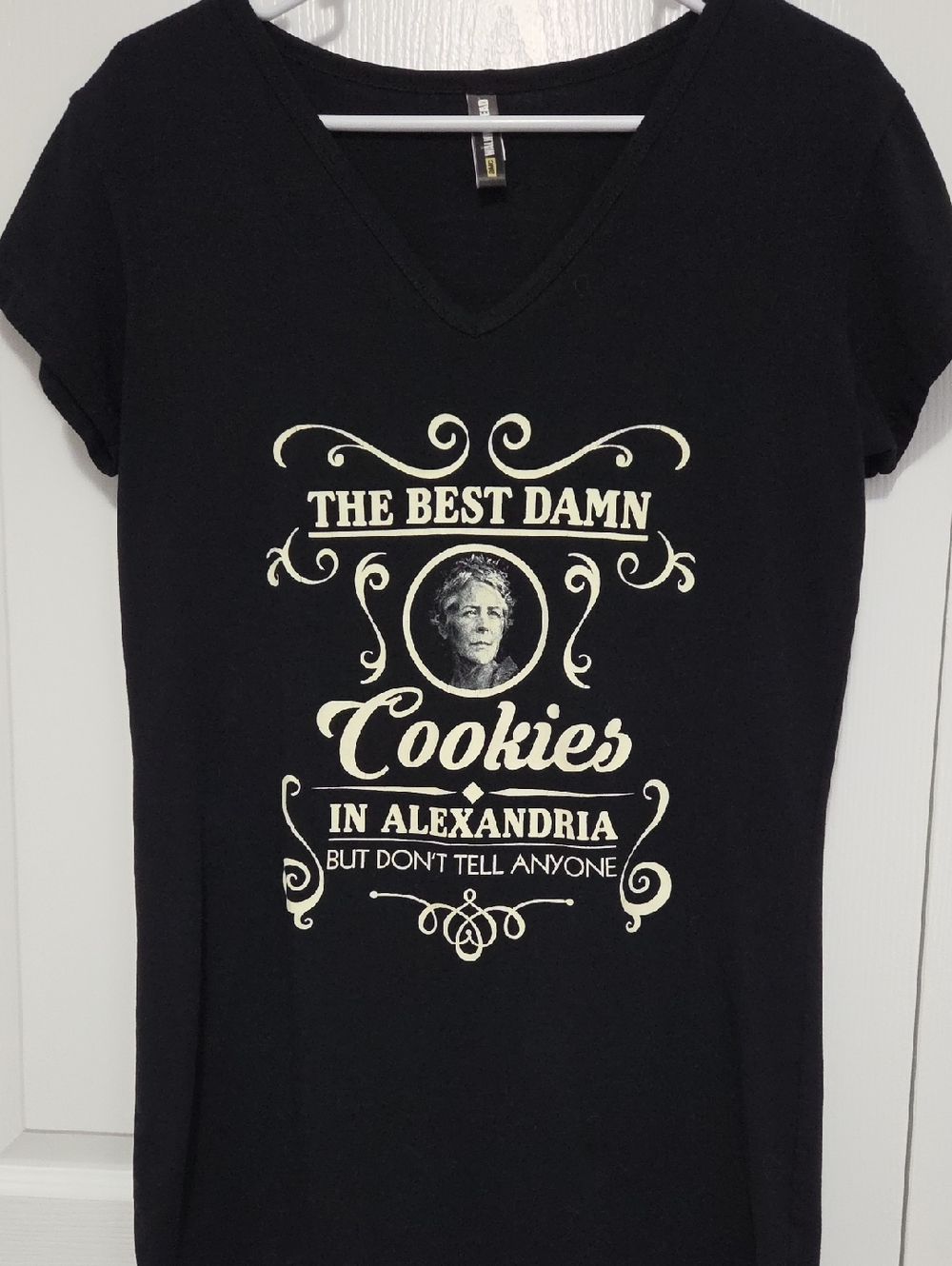 The Best Damn Cookies V-Neck Tee - Black